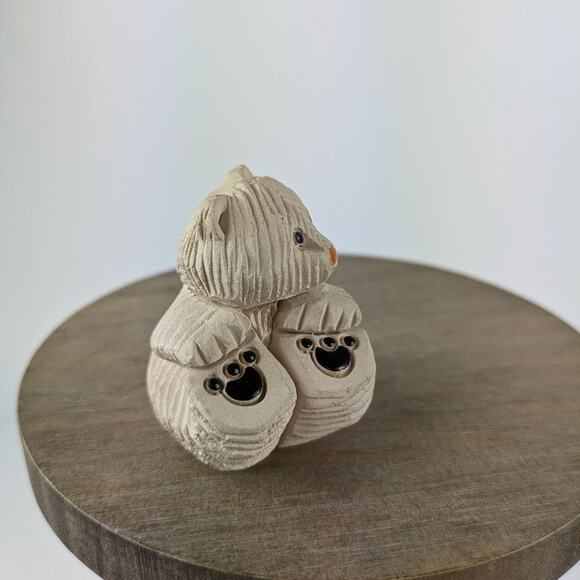 Rinconada Baby Polar Bear Cub #161 Artesania Vintage Retired Figurine Signed - Picture 4 of 7